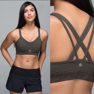 Lululemon Run For Days Bra Silverescent Black Camo